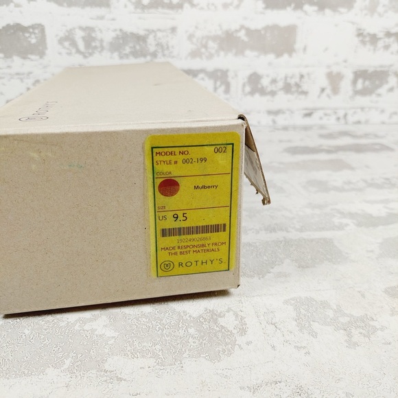 NEW Rothy's The Flat Purple Knit Gold Pointy Toe Slip On Loafers C691 - Picture 9 of 10